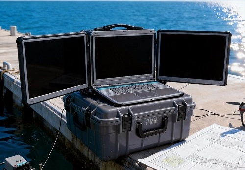 水域救援的智能守护者：三屏加固便携机水下移动图形工作站