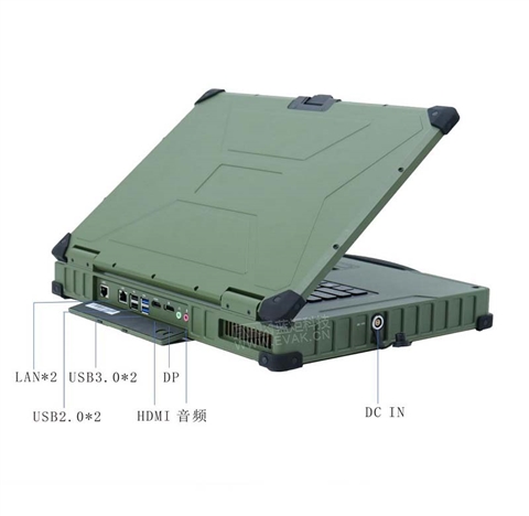 15.6寸军绿色军用三防全加固笔记本电脑I9-10900（EPG-R500D）