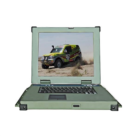 15寸车载机架式全加固笔记本电脑VGA航空插座（VMD-150X）