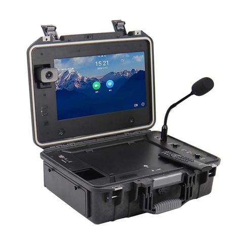 视频会议终端语音综合调度台前线指挥中心应急指挥箱（DP-1000V）