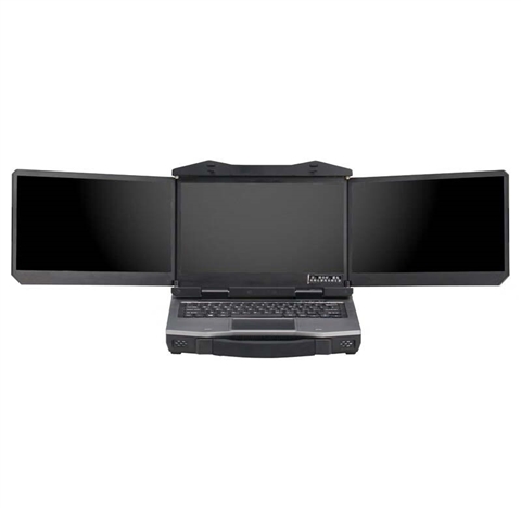 13.3寸三屏无人机地面控制站移动图形工作站（DP-3000）