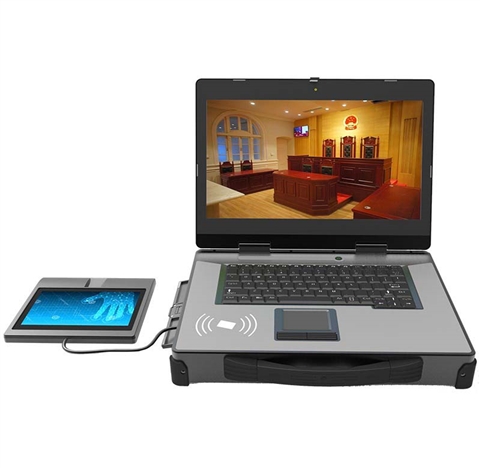 15.6寸前后双屏执法审讯取证一体机电子物证勘察箱（ALT-B150D）