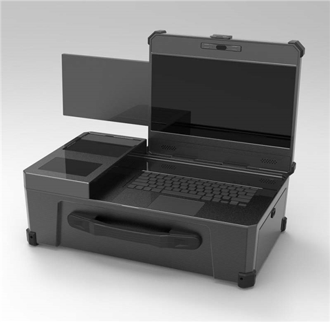 17.3寸+10.1寸双屏全国产化多模态综合采集箱（BC-8000）