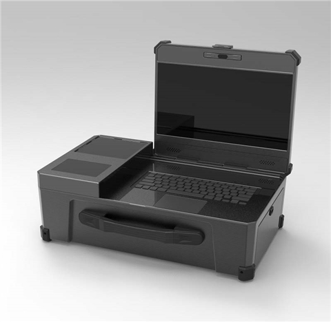 17.3寸+10.1寸双屏全国产化多模态综合采集箱（BC-8000）