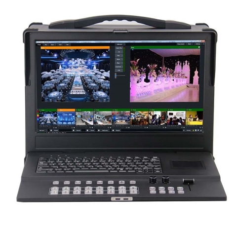 便携式直播录播一体机10路多机位高清导播切换台（EPC-820L）