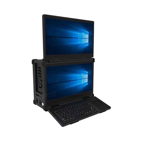 便携式双屏直播录播一体机虚拟演播绿幕抠像导播切换台（EPC-830U）