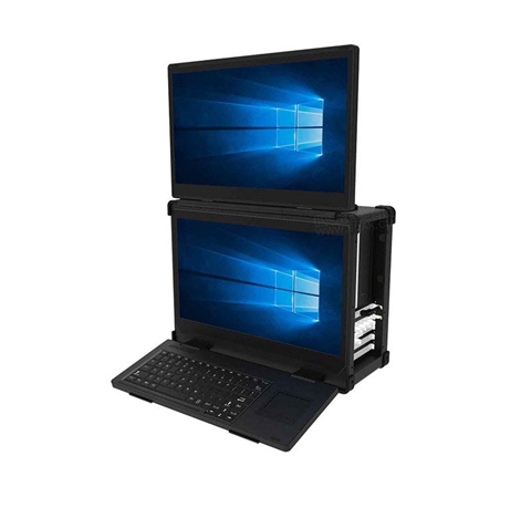 便携式双屏直播录播一体机虚拟演播绿幕抠像导播切换台（EPC-830U）