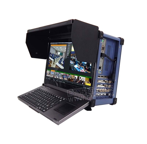 下翻便携式双屏直播录播一体机虚拟演播抠像导播切换台（EPC-830S）