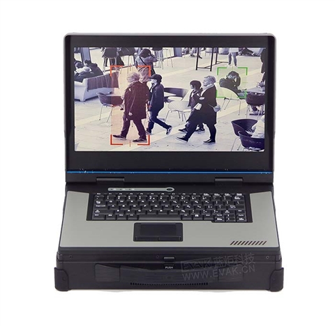 15.6寸动态人脸采集识别单兵布控一体化加固计算机支持4路-8路抓拍机视频流（RAC-1700）