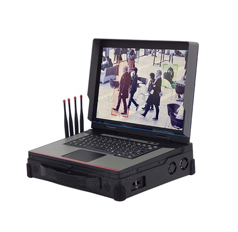 15.6寸动态人脸采集识别单兵布控一体化加固计算机支持4路-8路抓拍机视频流（RAC-1700）