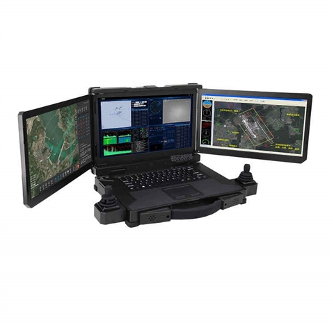 15.6寸三屏无人机/无人船/无人车/水下机器人地面控制站（GS-3000）
