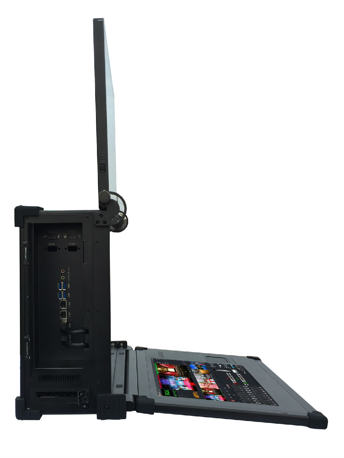 270u三屏便携显控台|加固便携机|加固计算机,加固笔记本,便携式工控机