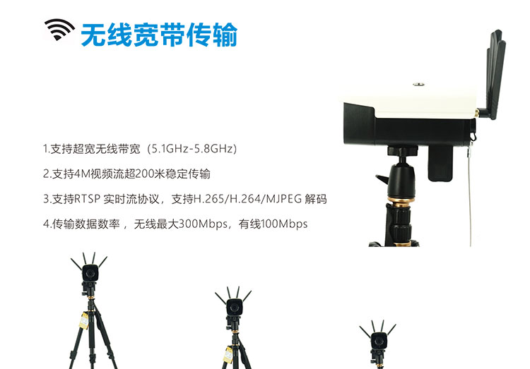 带电池无线相机