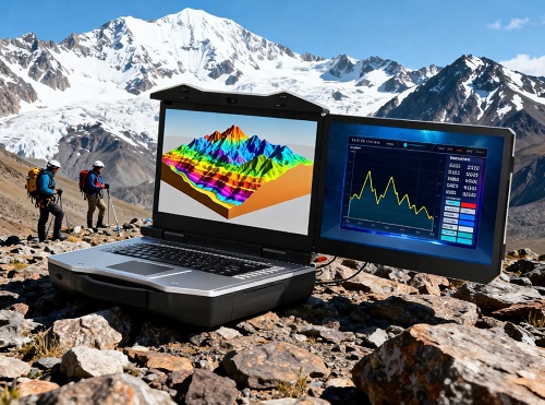 15.6英寸双屏加固笔记本电脑DP-4500B专业图形、三维建模、实时AI推理移动工作站