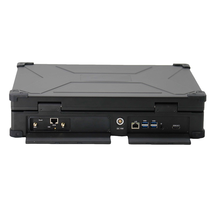 15.6" Triple-Screen Rugged Laptop Mobile Workstation Emergency Communication Command Box (DP-5000L) 5