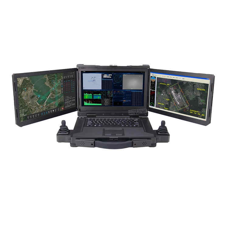 15.6" Triple-Screen UAV/USV/UGV/ROV Ground Control Station (GS-3000) 3